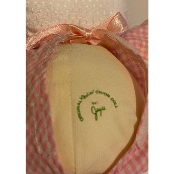 Original VIDALIA ONION DOLL by Joyce 10” Plush Baby Sprout w/ Bonnet & Bib - Picture 5 of 12